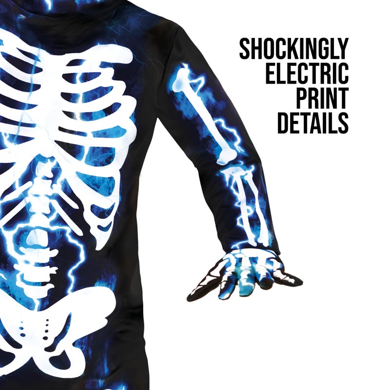 Morph Skeleton Costume Kids Skeleton costume Boys Skeleton Costume For Kids Boys Skeleton Halloween Costume For Kids Skeleton Kid Costume Skeleton Halloween Costumes For Boys M - Image 2